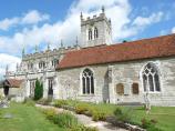 The beautiful St Peters Church at Wootton Wawen near Stratford-Upon-Avon,  England.
